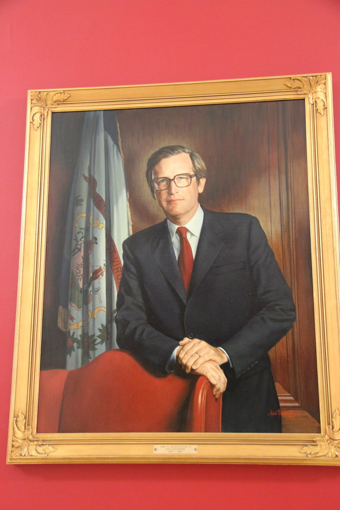 Jay Rockefeller Portrait West Virginia State Capitol Flickr
