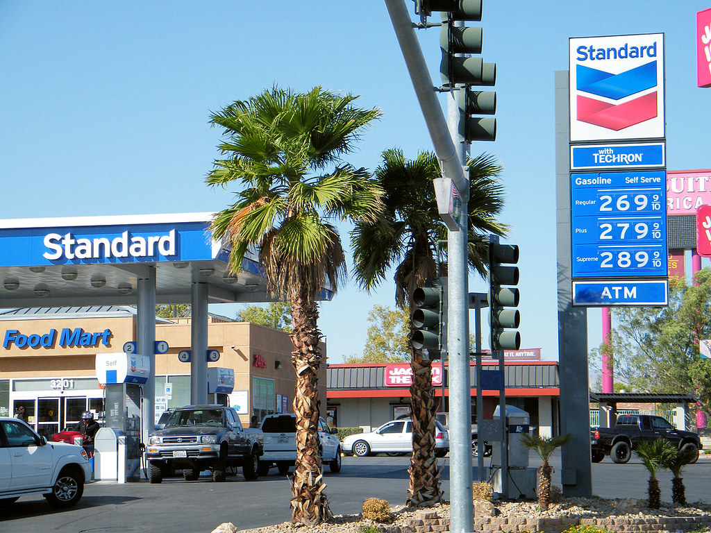 Standard gas station, Las Vegas, Nevada Chevron