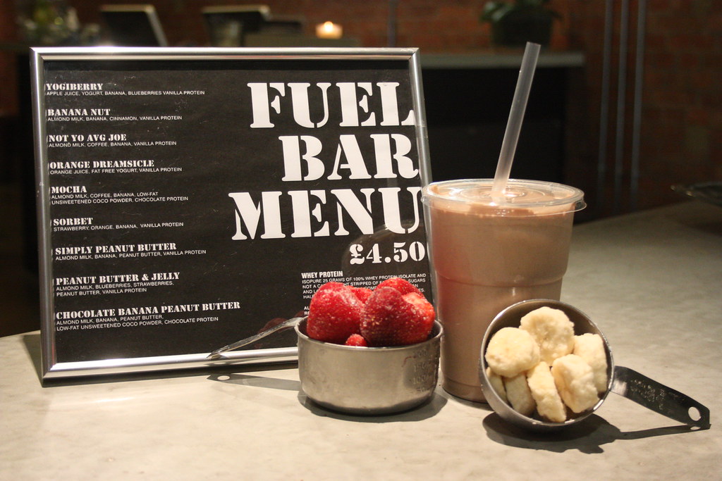 Barry's Bootcamp London Fuel Bar Menu Barry's Bootcamp Flickr
