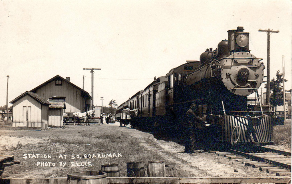 South Boardman, Michigan, railroad station with Flickr