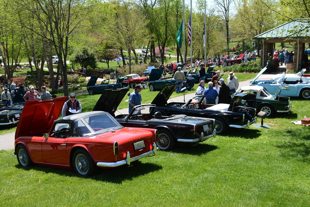 Triumph TR4 British Car Show at Shelton Vineyards This was… Flickr