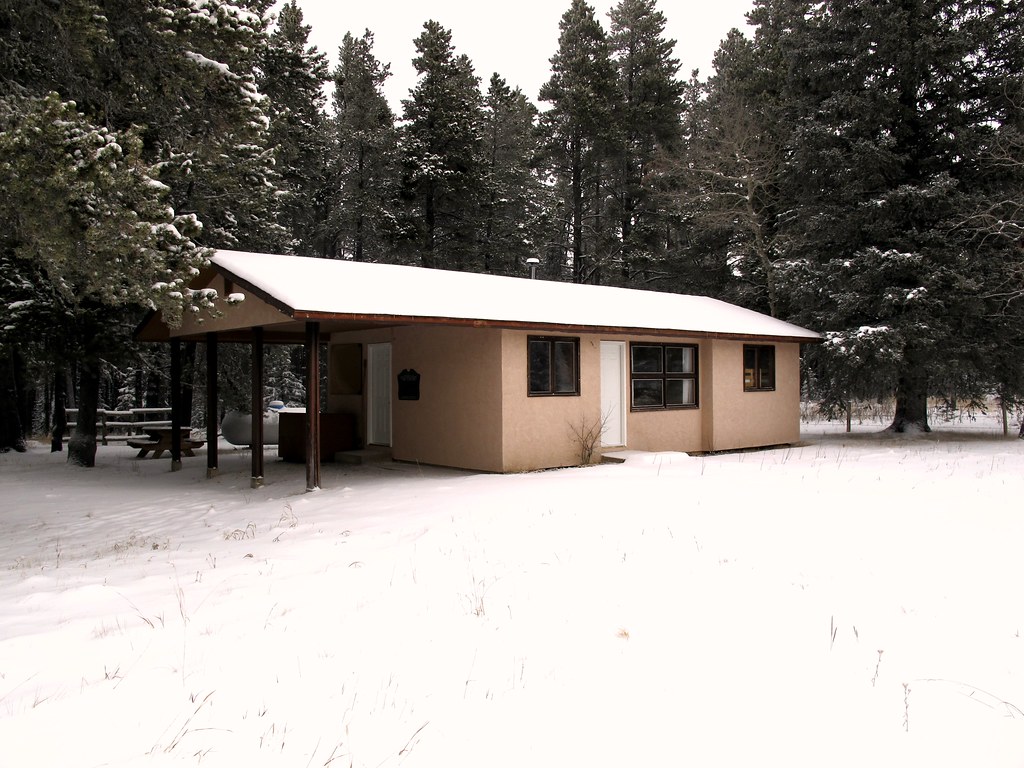 Cypress Hills PP Tom Trott Hut Exterior Alberta Parks Flickr