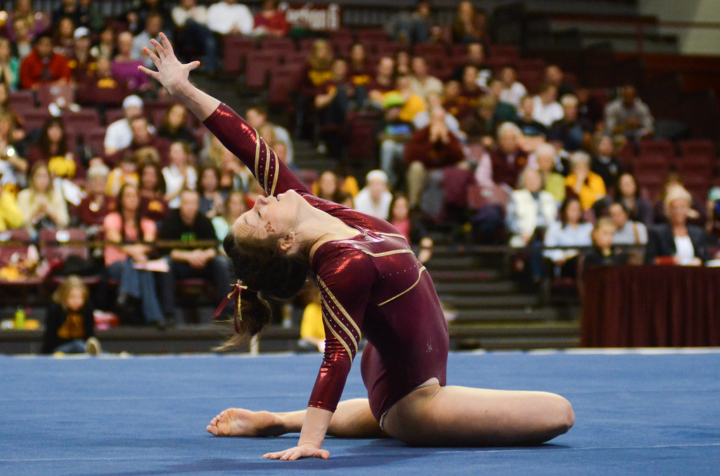 Gopher Gymnastics Bridget / Minnesota Daily Flickr