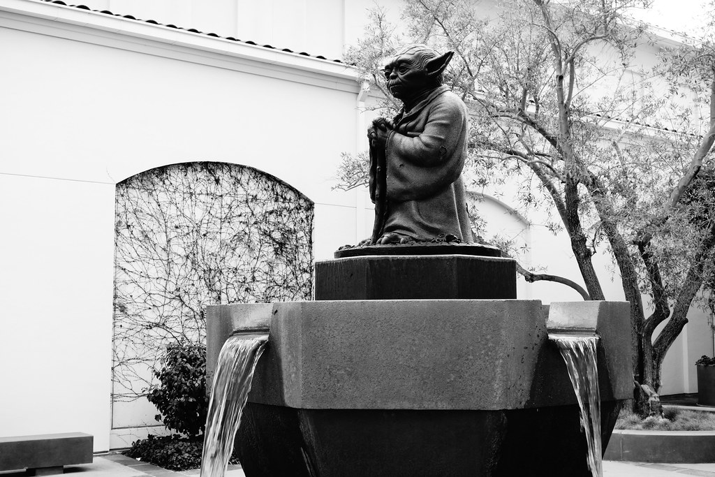 Yoda statue at Lucasfilm Letterman Digital Arts Center Flickr