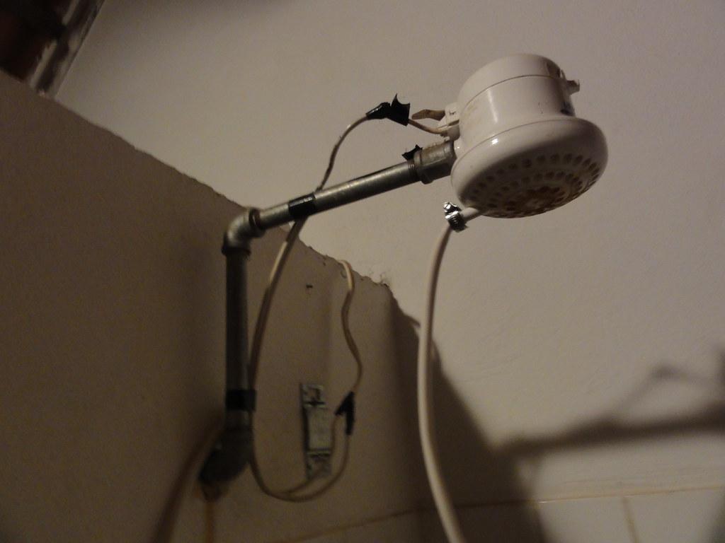 Venezuela 2013 3/4/13 Shower head with built in water heat… Flickr