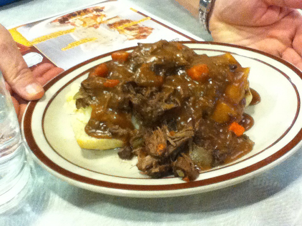 Pot roast At Denny's. jumbledpile Flickr