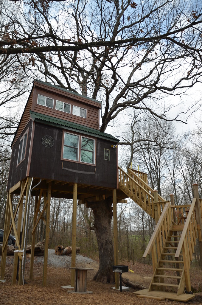 Best Tree House Ever Timber Ridge Outpost & Cabins Garden … Flickr