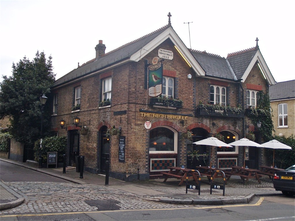 The Nightingale Balham, London SW12. Corner of