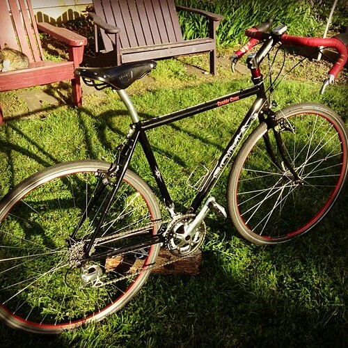 Soma Double Cross 2x9 drivetrain w/bar end shifters on Mid… Flickr