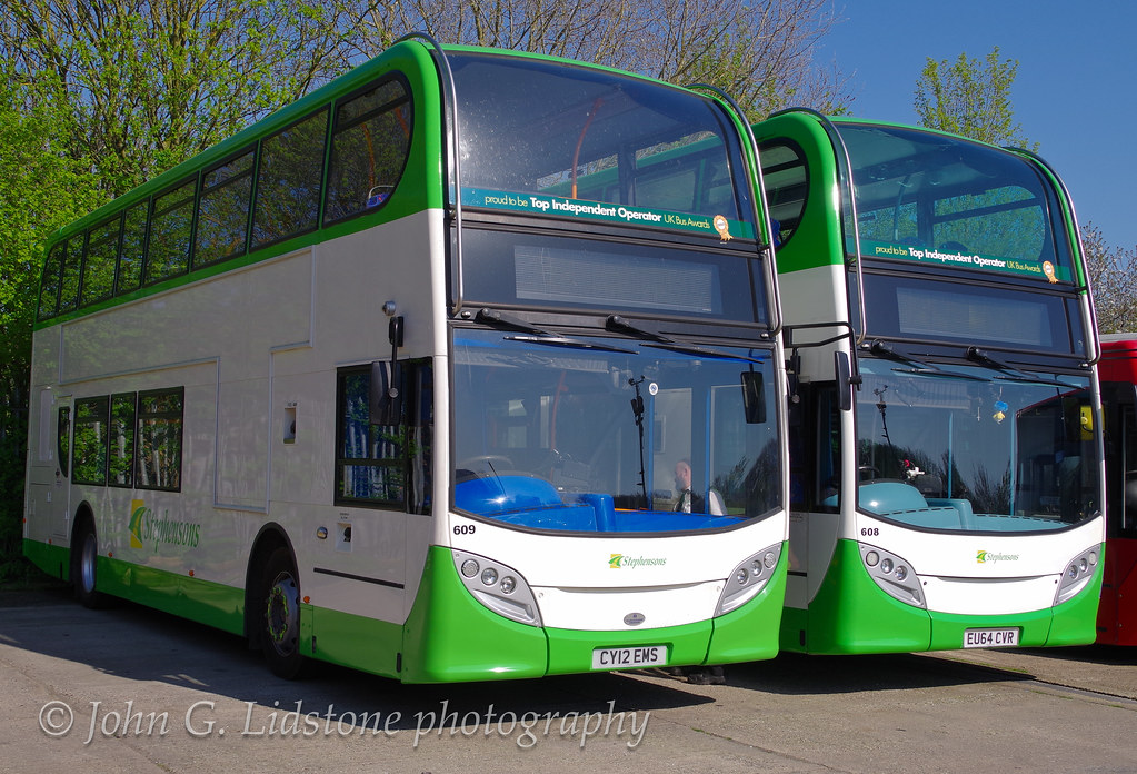 Stephensons of Essex Scania N280UD / Alexander Dennis Envi… Flickr