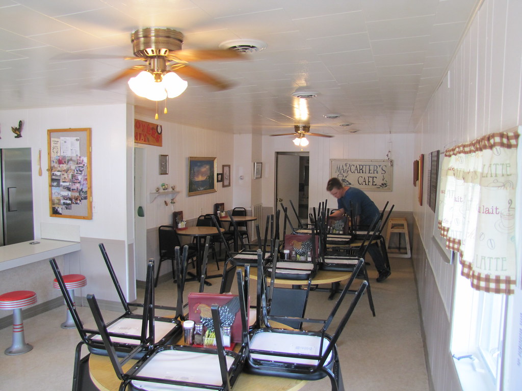 Ma Carters Cafe now interior Exeland Wisconsin Guy Cleveland Flickr