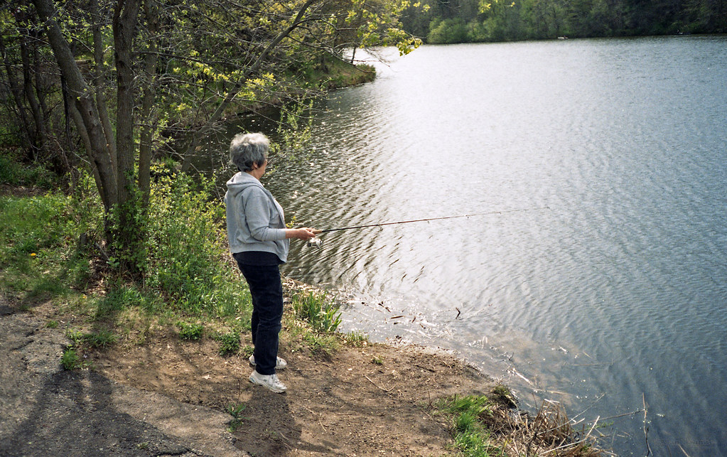 Fishing Lake Menomin 1 Canon Sure Shot A1, Expired Kodak 2… Flickr
