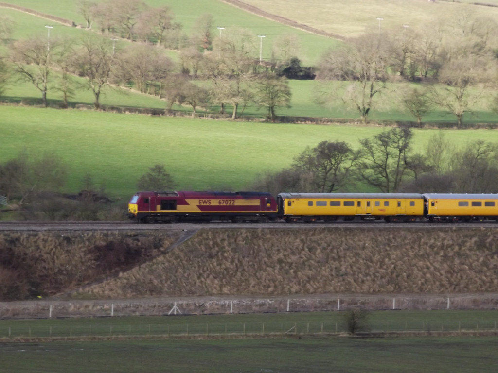 train in countryside Shirland in Derbyshire G Bradley2013 Flickr