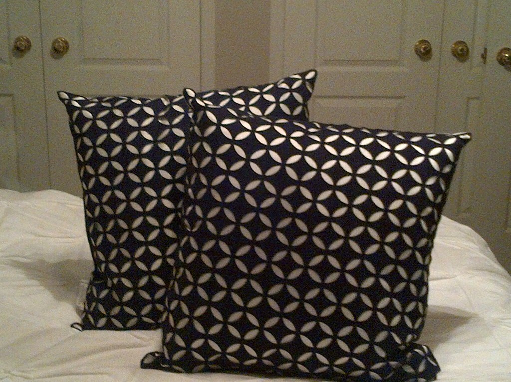 Matching Pillows HomeSense Matching Black and White Pillow… Flickr