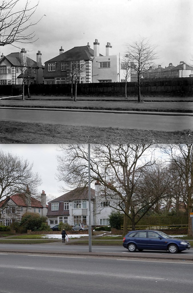 Queens Drive, Childwall, 1934 and 2013 Just on the corner … Flickr