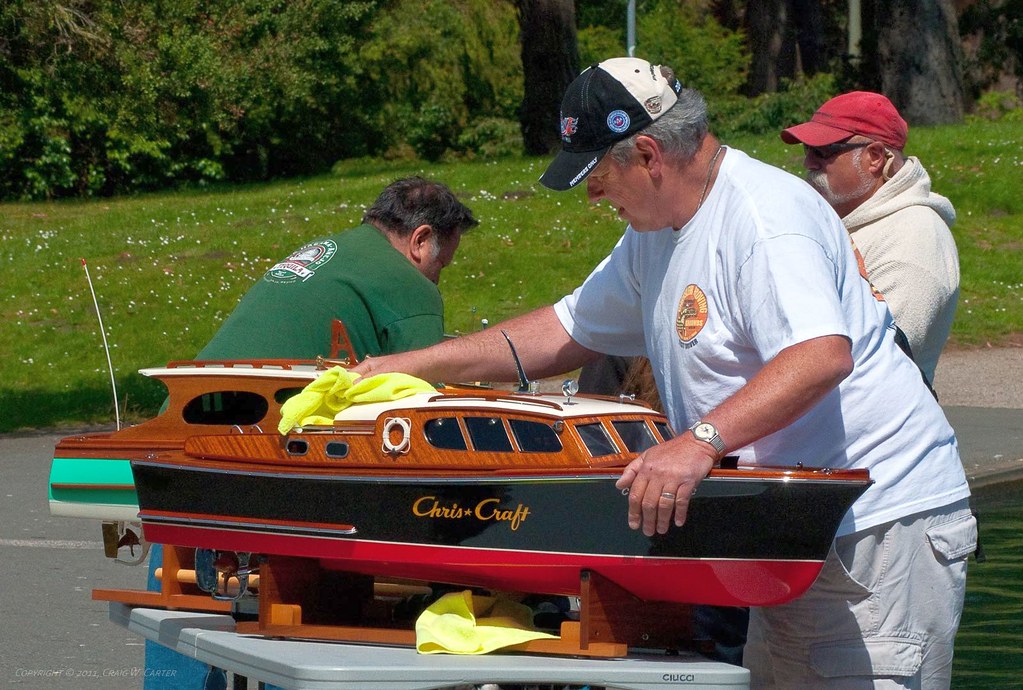 Model cruisers at Spreckels Lake oldsailro Flickr
