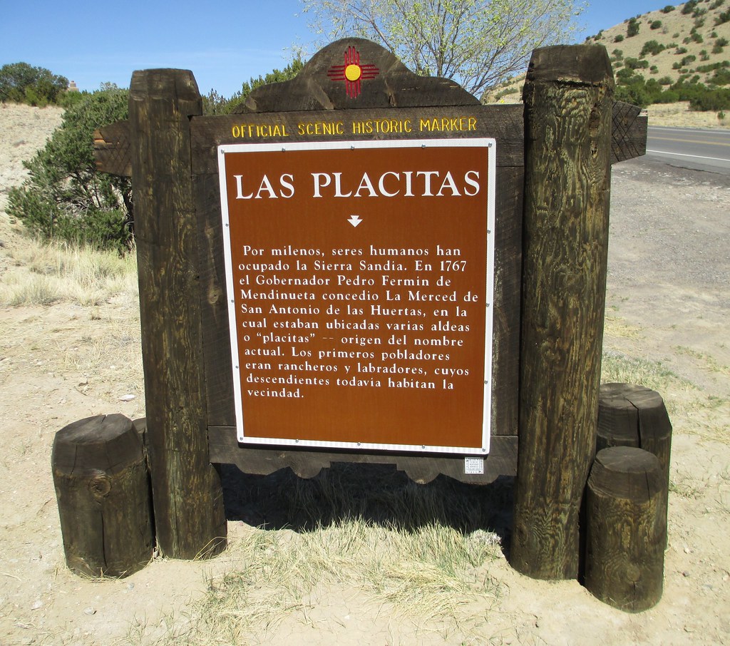 Las Placitas Marker (Placitas, New Mexico) Placitas is loc… Flickr