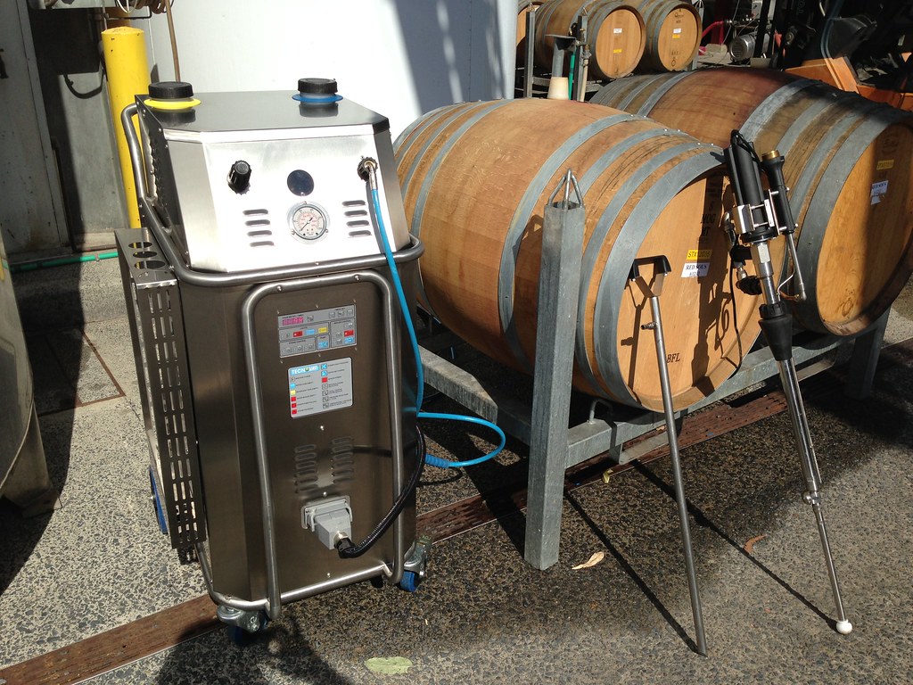 Wine barrel cleaning Duplex Cleaning Machines Australia Flickr