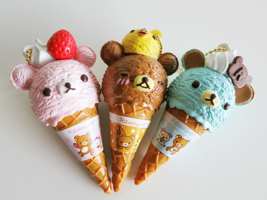 Rilakkuma ice cream pens Not the most ergonomic, but the c… Flickr