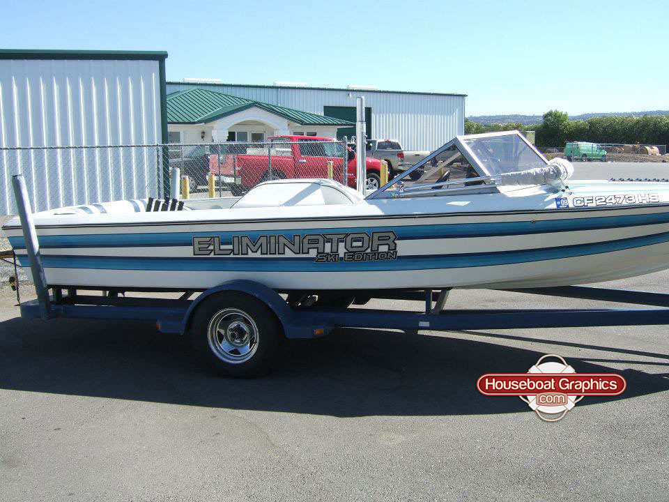 houseboatgraphicseliminatorskiboatnamedecals Flickr