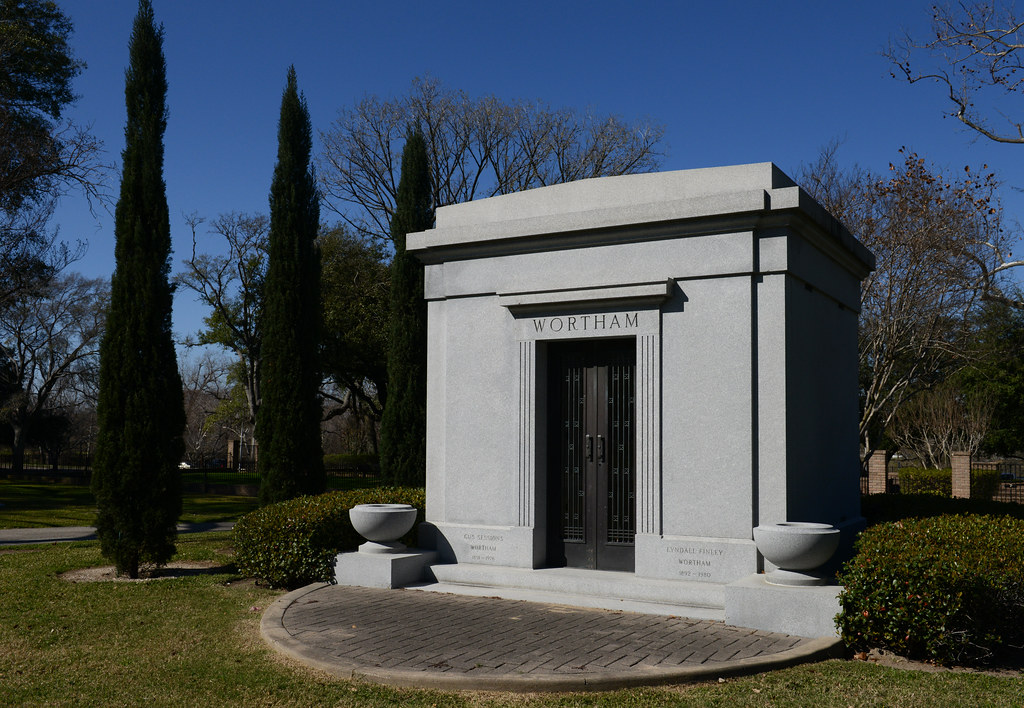 Gus Wortham Mausoleum Magnolia Cemetery. Houston, Texas. Flickr