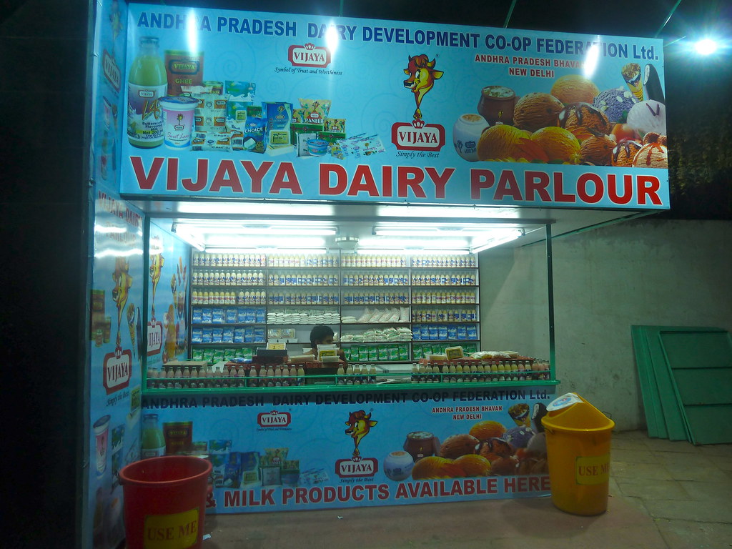 Vijaya Dairy Parlour Ice cream and milk for sale in New De… Yale
