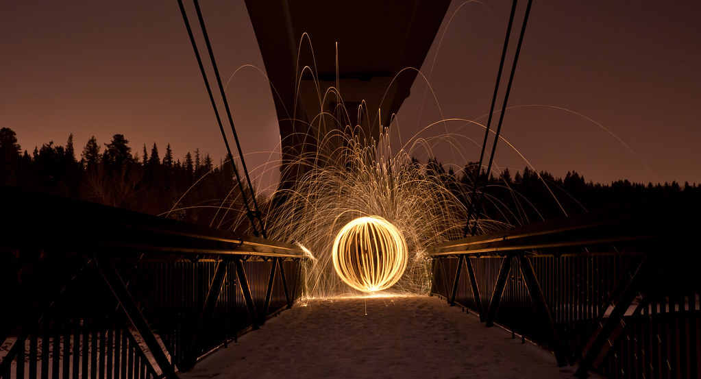 DIY Steel Wool Fun II. Steel wool spinning is fun and all,… Flickr