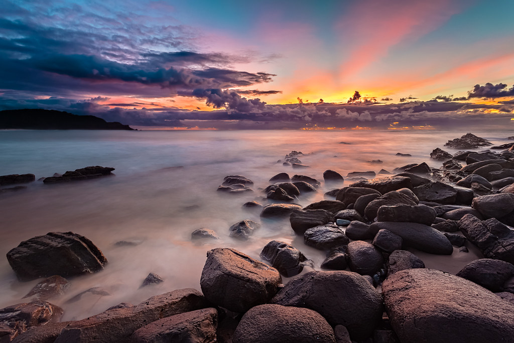 Boomerang Beach sunrise Sunrise on the morning of my frien… Flickr