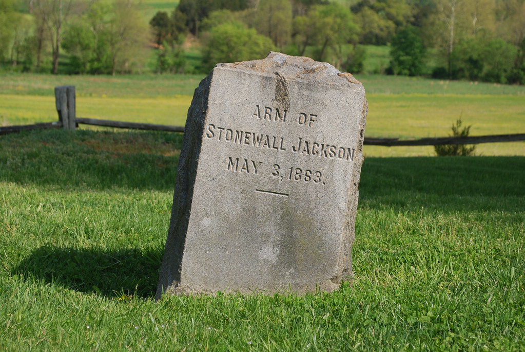 Jackson's Arm Burial site of Stonewall Jackson's arm. jsbuys Flickr