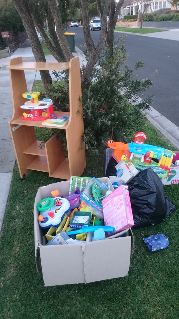 Toys put out for hard rubbish collection Alpha Flickr