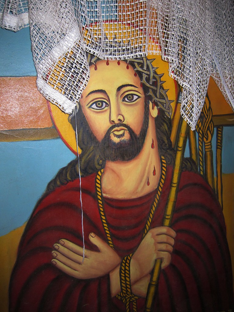 Traditional Ethiopian Coptic Religious Art Depicting Chris… Flickr