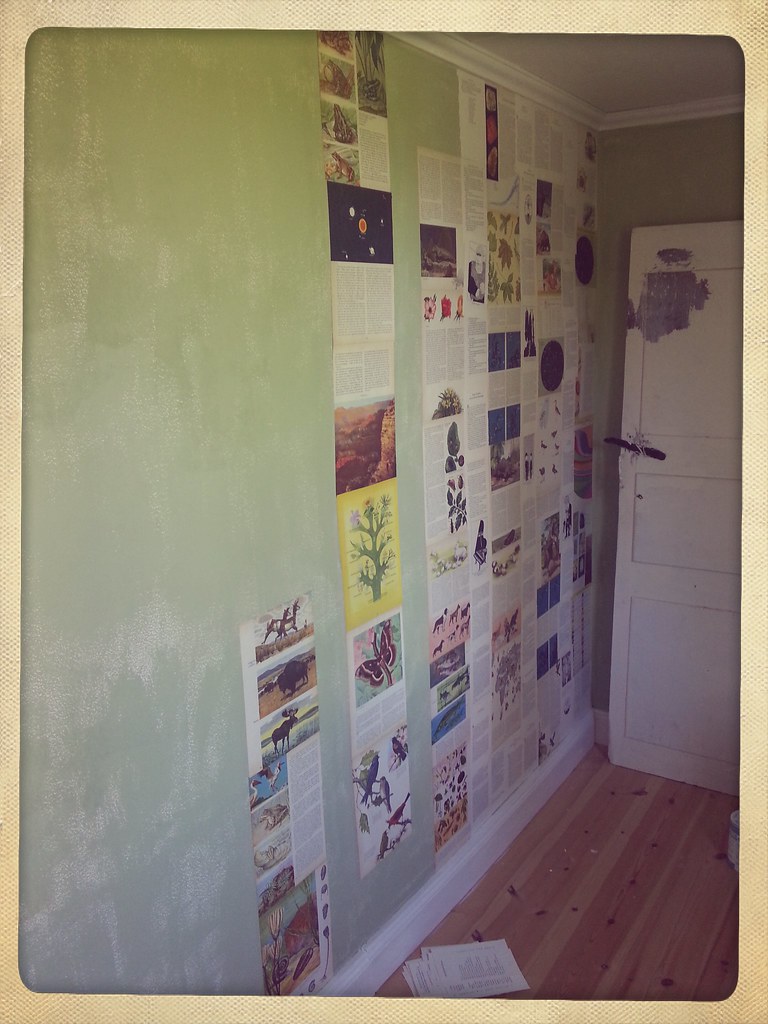 Tapetsering Wallpapering. *Skruddevutt* Flickr