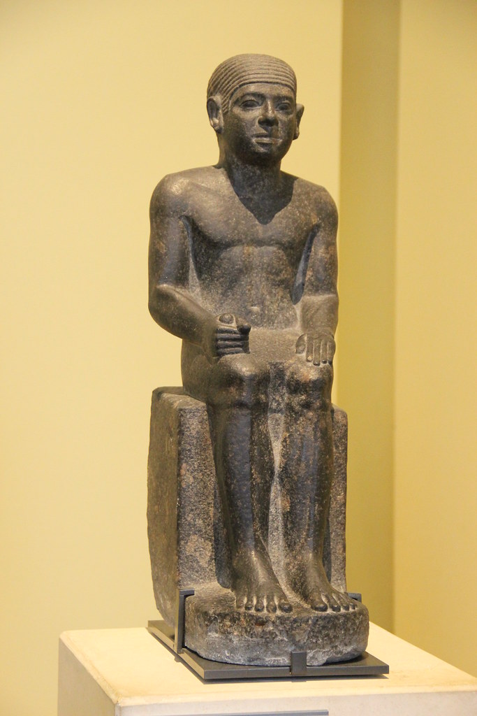 Ancient Egypt Stone Statue Ancient Egypt Gallery, Louvre M… Flickr