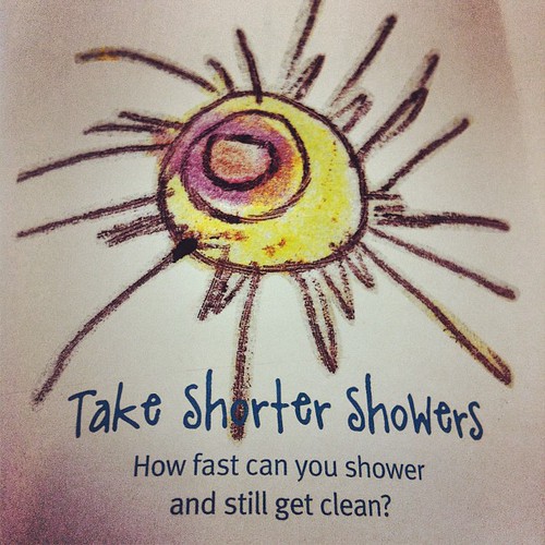 Take shorter showers. How fast can you shower and still ge… Flickr