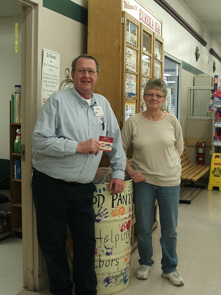 food pantry go green 04032013 001 Kurt giving Eureka Foo… Flickr