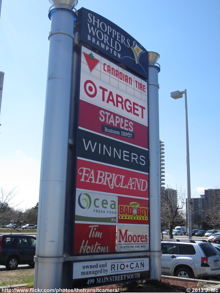 Shoppers World Brampton Sign The sign for shoppers World l… Flickr