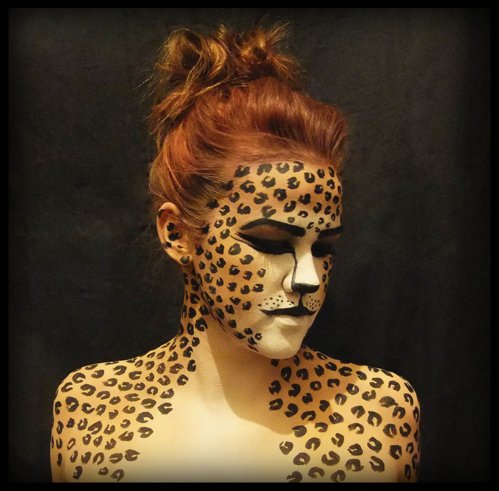 Leopard Body Paint. This body painting I did using a combi… Flickr
