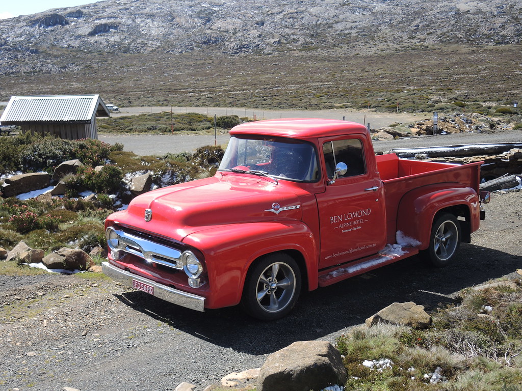 FO 56 RD Ute on Ben Lomond, Tasmania Bernard Barnwell Flickr