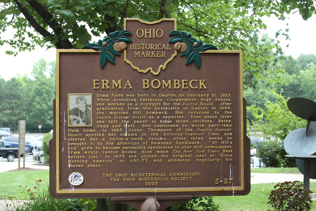 Ohio Historical Marker Erma Bombeck 57 (Montgomery Count… Flickr