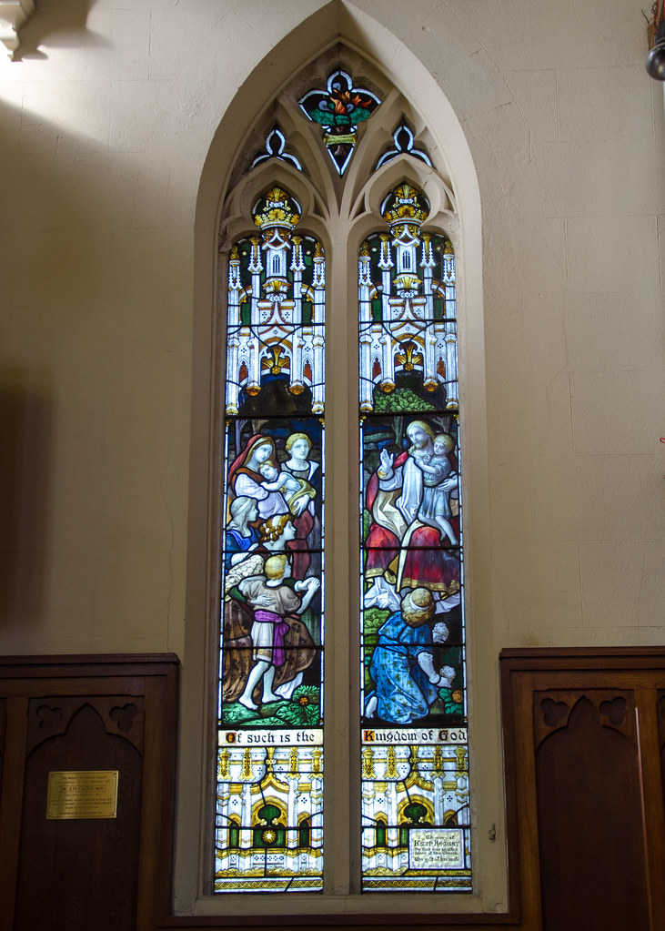 Stained Glass Window, First Church of Otago, Dunedin Flickr