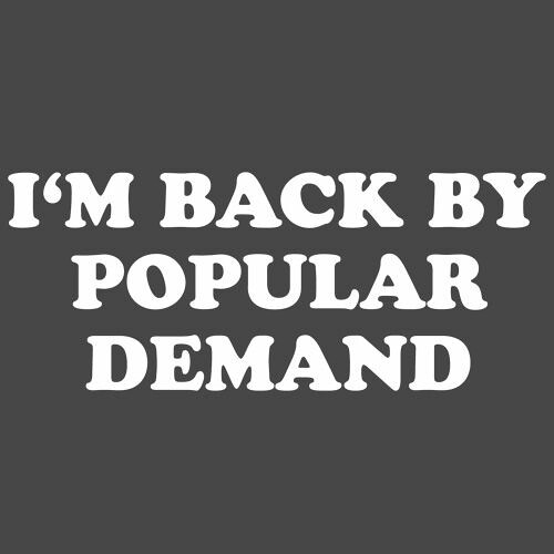 I'm Back By Popular Demand Hai everyone. I've gone by many… Flickr