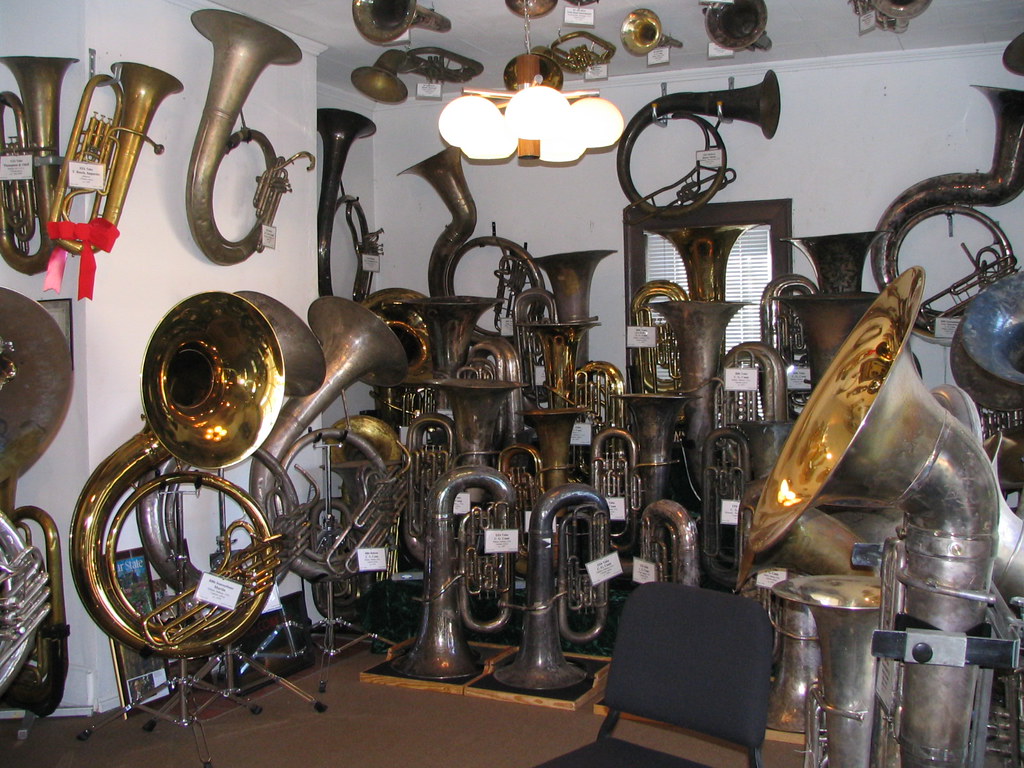 Historic tuba collection Tuba Exchange, Historic Low Brass… Flickr