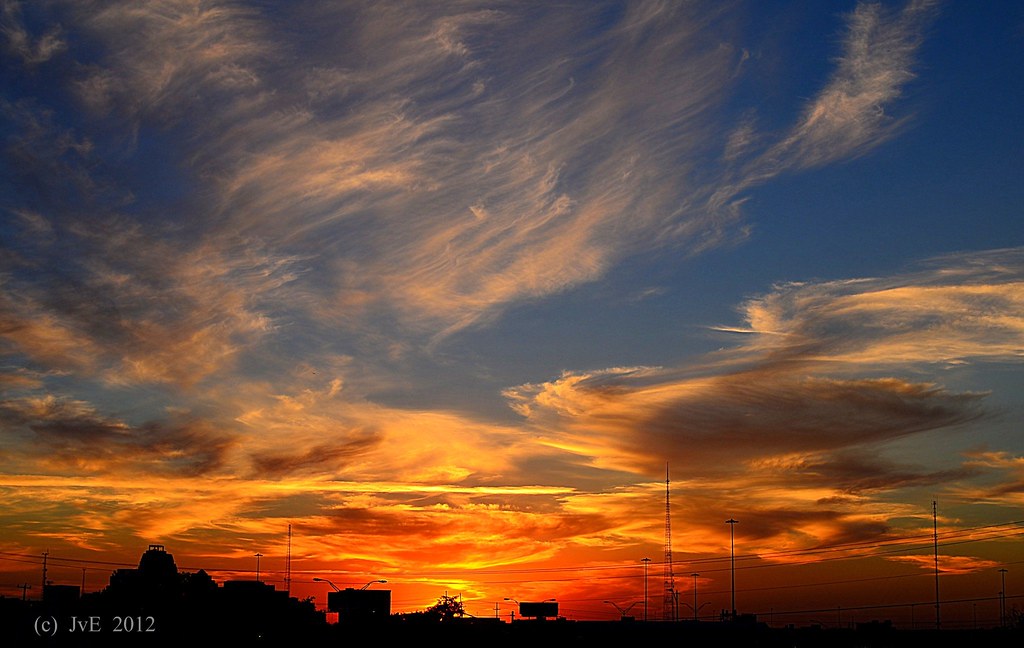Texas sunset Sunset over San Antonio, TX elnina Flickr