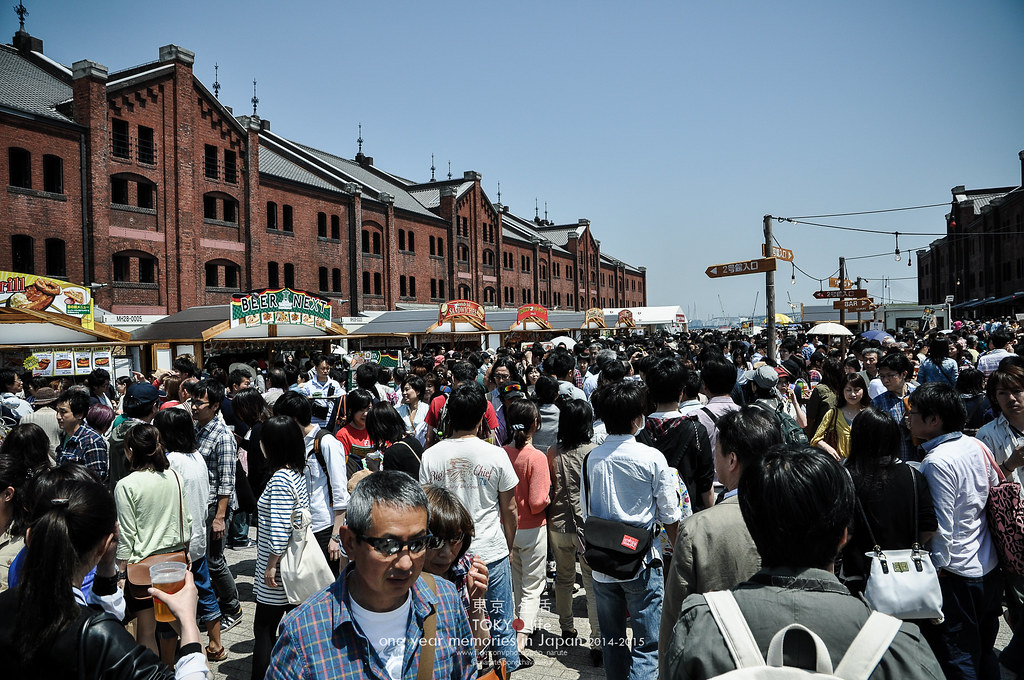 red brick Yokohama Beer Fest!! Yokohama, Japan Narute