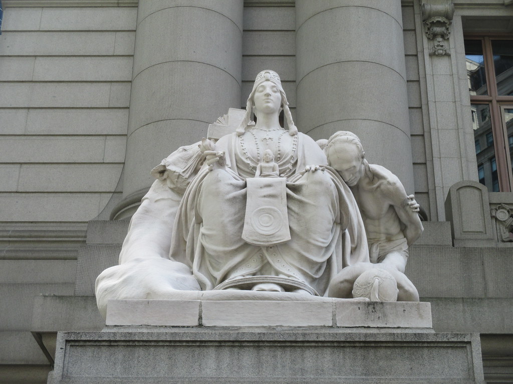 Statues of The Four Continents Asia Downtown NYC 4443 Flickr