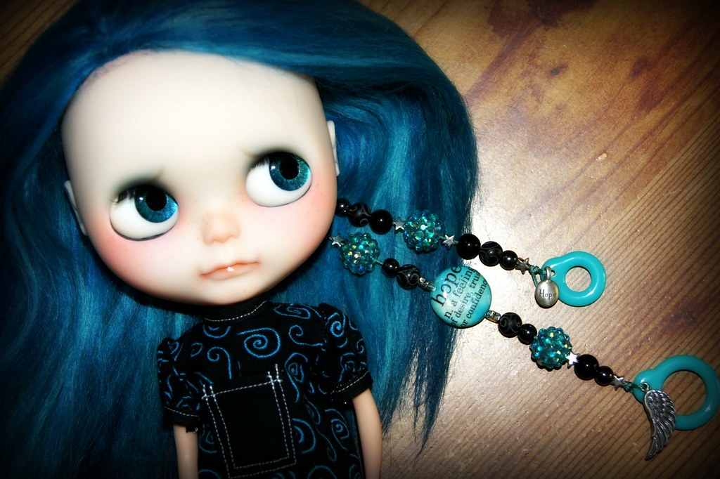 Blythe a Day April 9th PullString Charm It's all about … Flickr