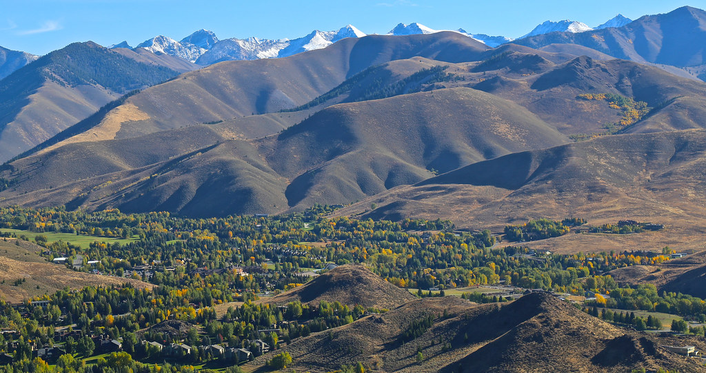 View from the lookout on Bald Mountain, Idaho View of Sun … Flickr