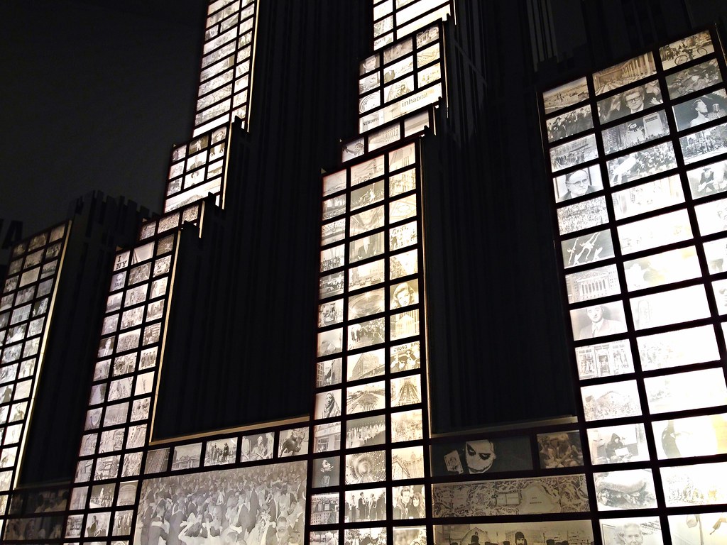 Architectural model at the Grand Hotel exhibit Stewart Butterfield
