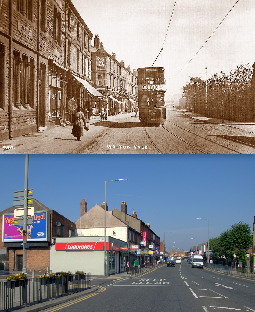 Walton Vale, Walton, 1919 and 2016 All these photos can al… Flickr