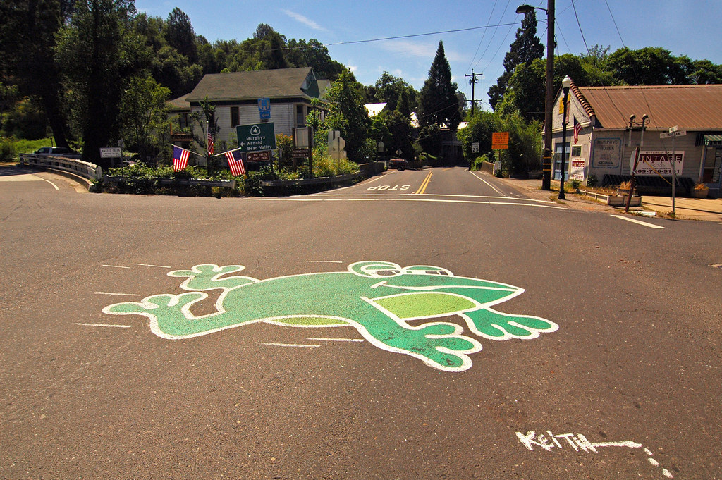 Jumping Frogs Crossing Angels Camp, Ca . . . Pilgrimage ha… Flickr